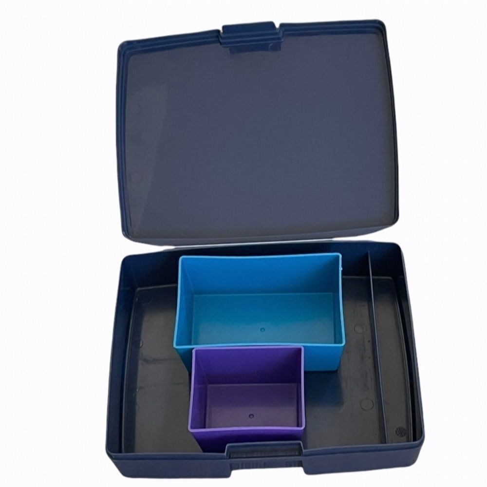 Laptop lunches blue bento lunch box